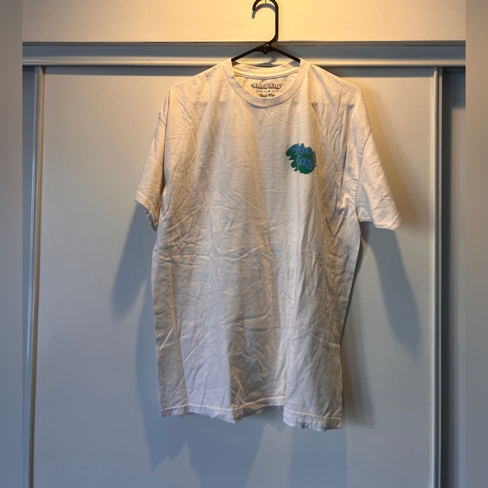Free & Easy Don’t Trip White Tee Size XL Malibu California New Without Tag